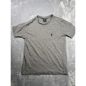 U.S. Polo Assn. Classic Short Sleeve T Shirt Mens Small Gray Cotton Pony Logo